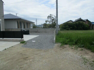 西尾市吉良町八幡川田、土地の外観画像です