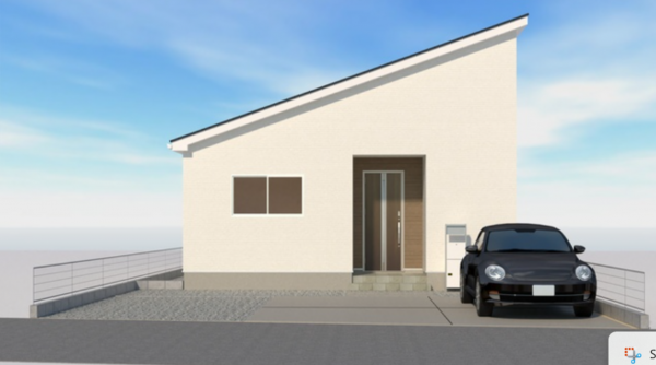 西尾市一色町千間、新築一戸建ての外観画像です