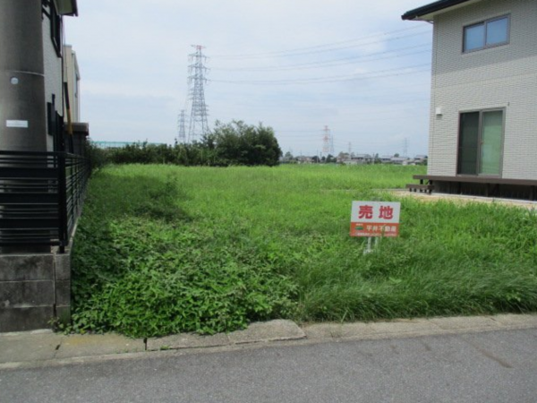 西尾市吉良町富田、土地の外観画像です