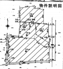 西尾市吉良町津平、土地の間取り画像です
