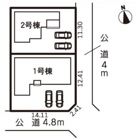 西尾市一色町一色、新築一戸建ての画像です