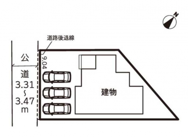 西尾市平坂町、新築一戸建ての画像です