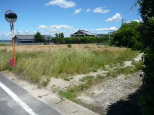 西尾市吉良町富田、土地の外観画像です