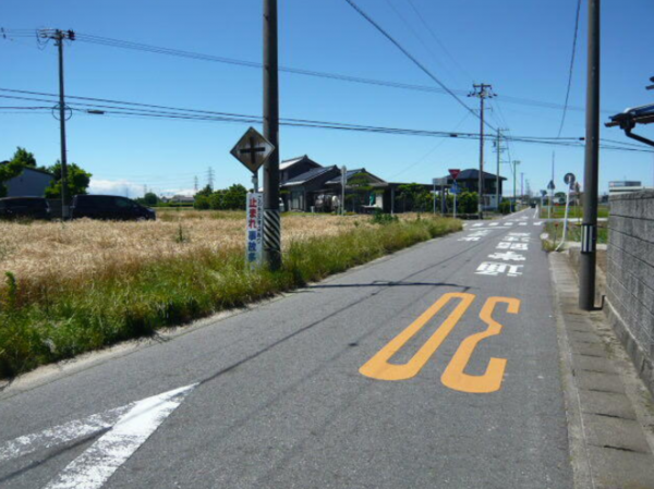 西尾市吉良町富田、土地の外観画像です