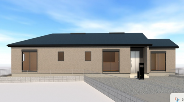 西尾市吉良町吉田、新築一戸建ての外観画像です