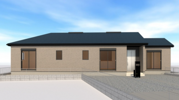 西尾市吉良町吉田、新築一戸建ての外観画像です