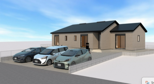 西尾市吉良町吉田、新築一戸建ての外観画像です