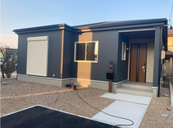 西尾市一色町野田、新築一戸建ての外観画像です