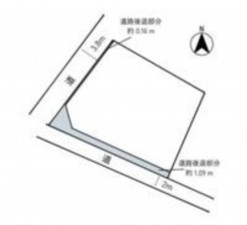 西尾市上矢田町、土地の画像です