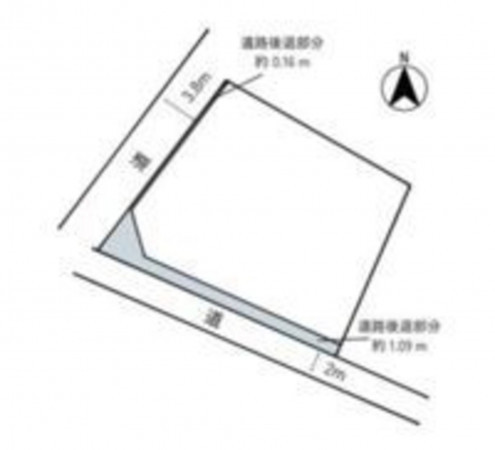 西尾市上矢田町、土地の画像です