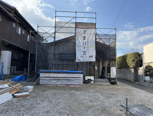 西尾市吉良町吉田、新築一戸建ての外観画像です