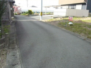 西尾市吉良町富田、土地の外観画像です