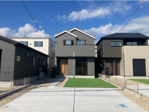 西尾市西幡豆町、新築一戸建ての外観画像です