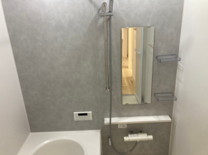 西尾市西幡豆町、新築一戸建ての風呂画像です