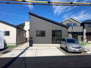 西尾市西幡豆町、新築一戸建ての外観画像です