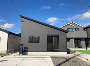 西尾市西幡豆町、新築一戸建ての外観画像です