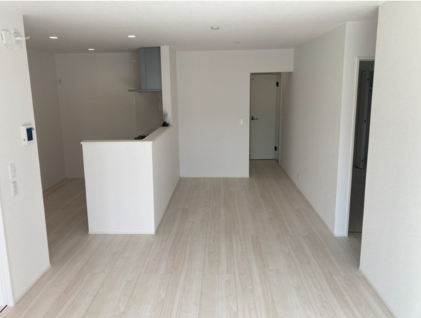 西尾市西幡豆町、新築一戸建ての居間画像です