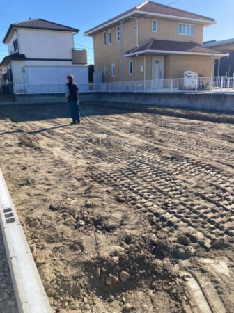 西尾市巨海町、新築一戸建ての外観画像です