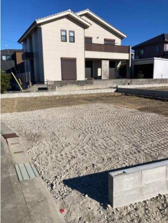 西尾市巨海町、新築一戸建ての外観画像です