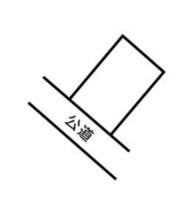 西尾市国森町、土地の間取り画像です