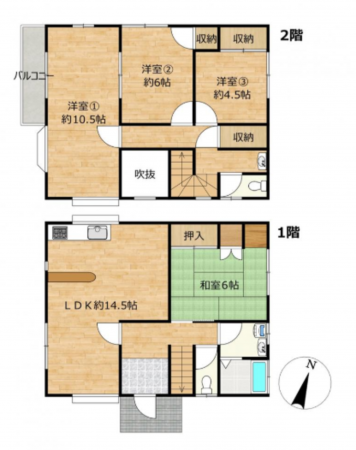 西尾市上道目記町、中古一戸建ての画像です
