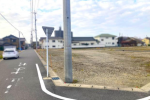 西尾市平坂町、土地の外観画像です