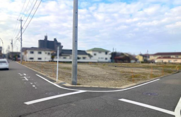 西尾市平坂町、土地の外観画像です