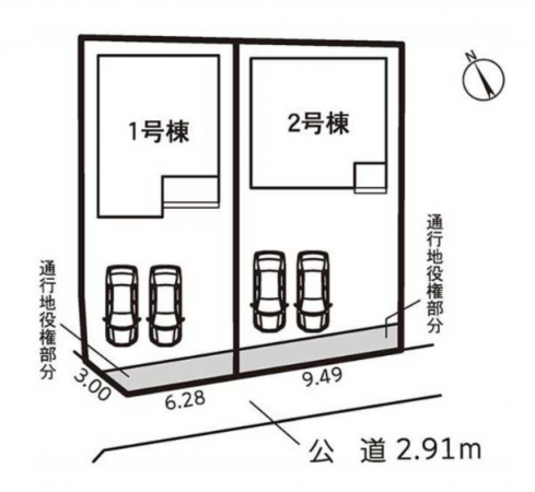 西尾市米津町、新築一戸建ての画像です