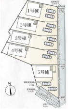 西尾市平口町、新築一戸建ての間取り画像です