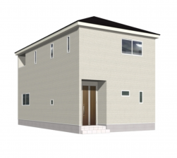 西尾市住崎、新築一戸建ての間取り画像です