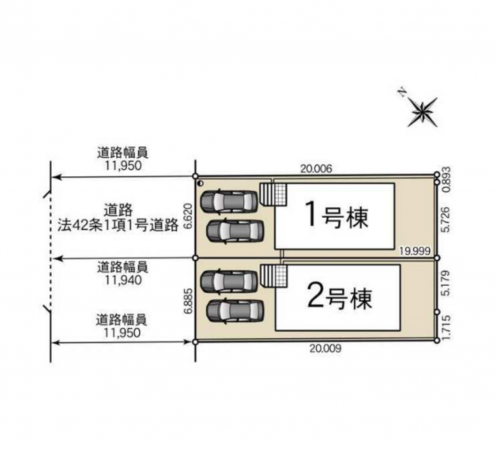 西尾市住崎、新築一戸建ての間取り画像です