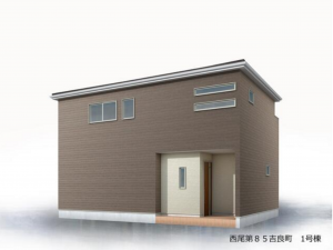 西尾市吉良町吉田、新築一戸建ての間取り画像です