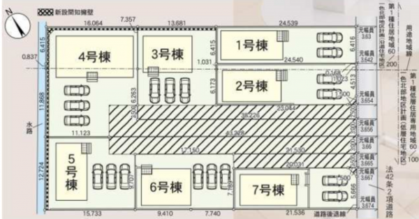 西尾市一色町一色、新築一戸建ての画像です