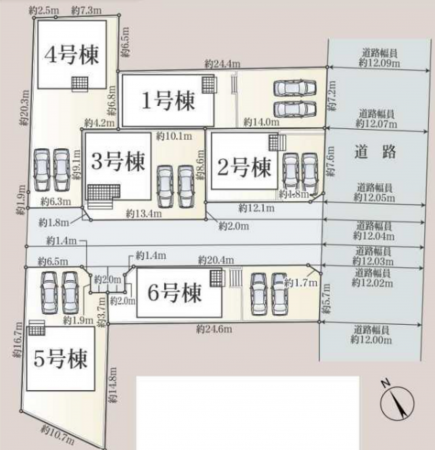 西尾市一色町松木島、新築一戸建ての画像です