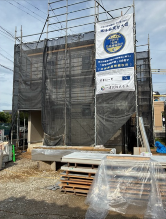 西尾市巨海町、新築一戸建ての間取り画像です