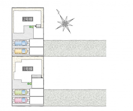 西尾市一色町一色、新築一戸建ての画像です