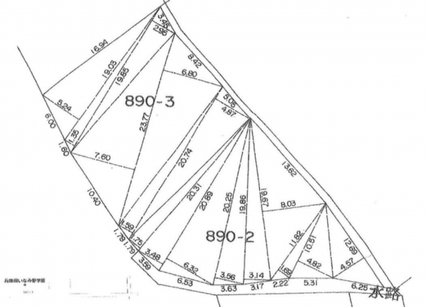 加古川市平岡町新在家、土地の画像です