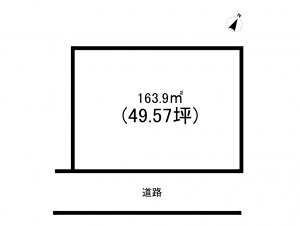 加古川市尾上町養田、土地の間取り画像です