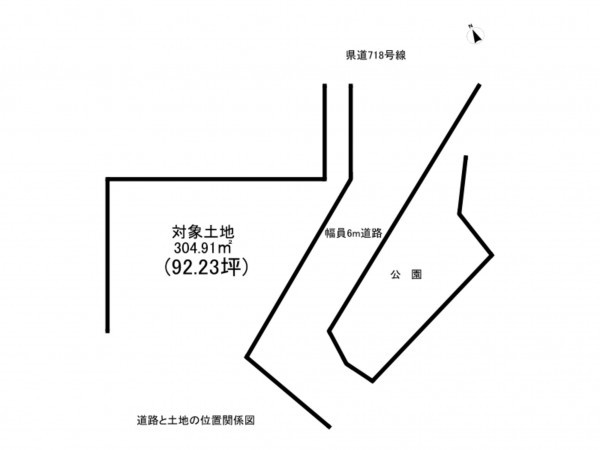 加古川市尾上町池田、土地の間取り画像です