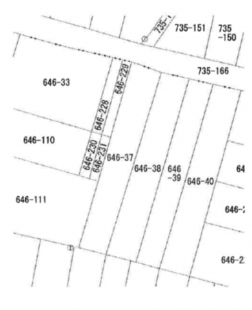 加古川市神野町石守、土地の間取り画像です