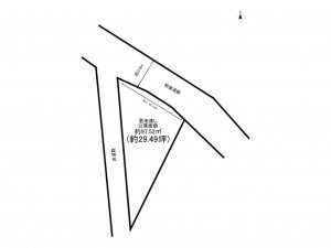 加古川市尾上町養田、土地の間取り画像です