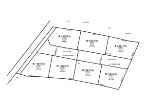 加古川市加古川町友沢、土地の間取り画像です