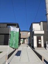 加古川市別府町新野辺北町、新築一戸建ての外観画像です