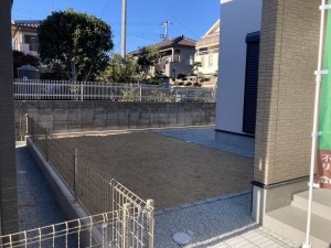 加古川市別府町新野辺北町、新築一戸建ての外観画像です