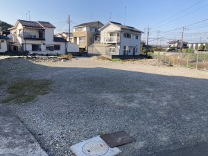 加古川市野口町野口、土地の前面道路を含む現地写真画像です