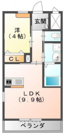 加古川市平岡町新在家、収益物件/アパートの間取り画像です
