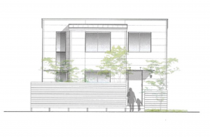 たつの市誉田町福田、新築一戸建ての完成予想図（外観）画像です