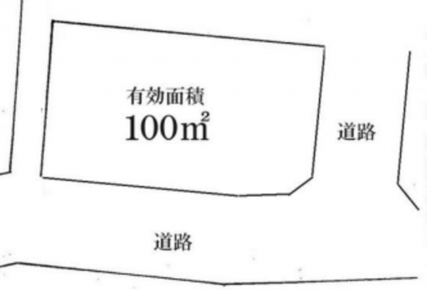 加古川市加古川町備後、土地の間取り画像です