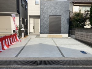 加古川市別府町新野辺北町、新築一戸建ての外観画像です