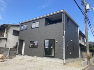 加古川市米田町平津、新築一戸建ての外観画像です